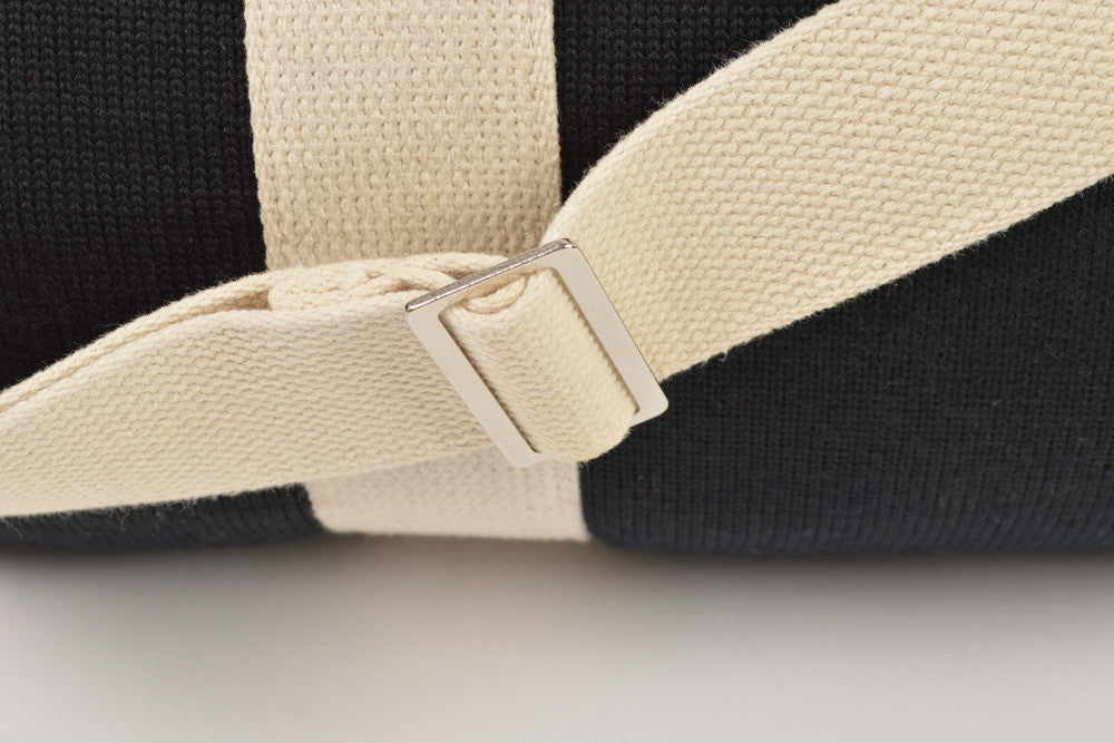 Black Knit Duffel Bag