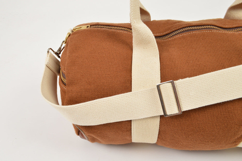 Nutmeg Knit Duffel Bag