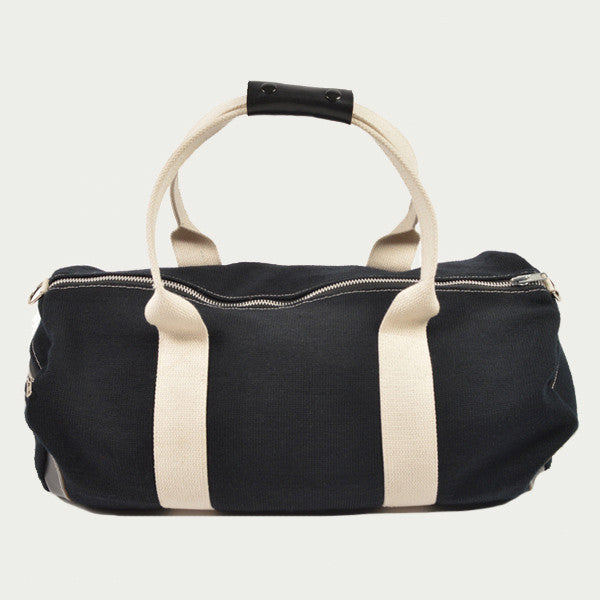 Black Knit Duffel Bag