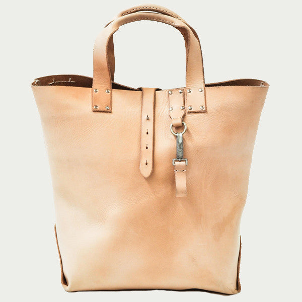 Vegetable Tanned Leather Tote