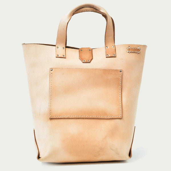 Vegetable Tanned Leather Tote