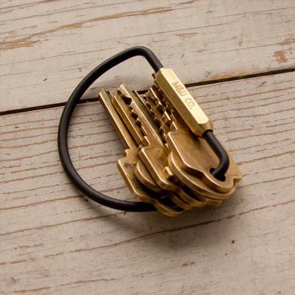 Matte Black D Keyring