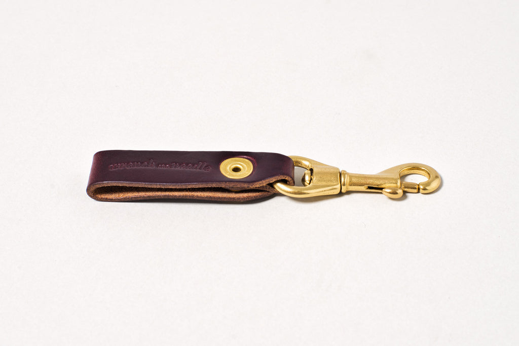 Horween Lanyard Brass