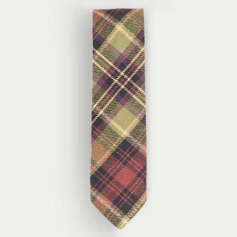 Rose Wool Tweed Necktie