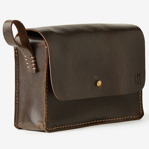 Chocolate Brown Dopp Kit