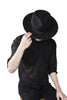 Black Teardrop Hat